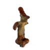 Prehistoric Ceramic Redware Seated Figure Jalisco Ceramic Red and Buff Seated Figure