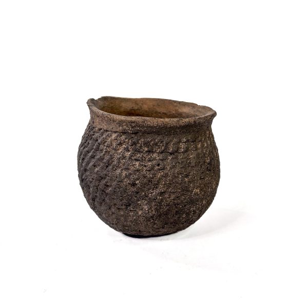 Prehistoric Corrugated Ceramic Bowl