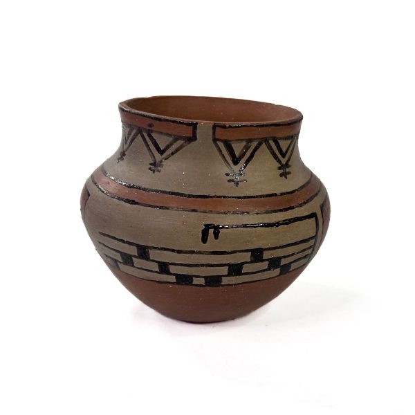 Ceramic Polychrome and Glazeware Jar (Revival of Ancient Pecos Pueblo Glaze Technique)