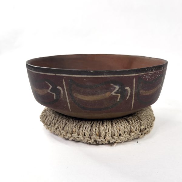 Prehistoric Ceramic Polychrome Bowl Nazca Ceramic Polychrome Bowl