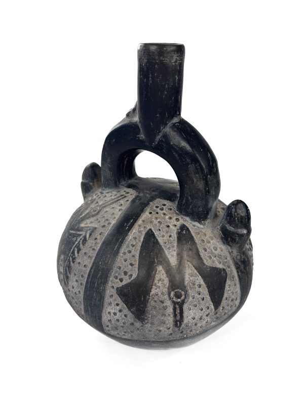 Chimu Ceramic Stirrup Vessel