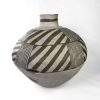Puerco Black on White Ceramic Olla