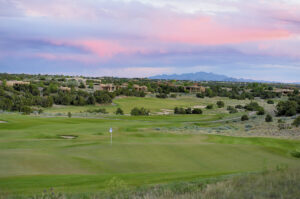 Las Campanas community in Santa Fe, gated golf and equestrian neighborhood